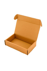 Cardboard Box isolated on a White
