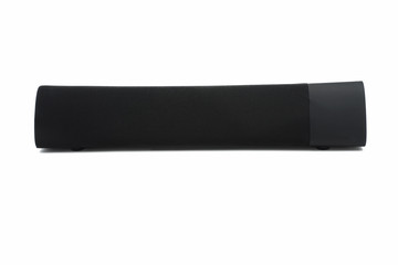 Bluetooth wireless speaker sound bar type use to connect with smartphone or music player device.isolate on white background.