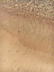 Beach. Clear water and sand