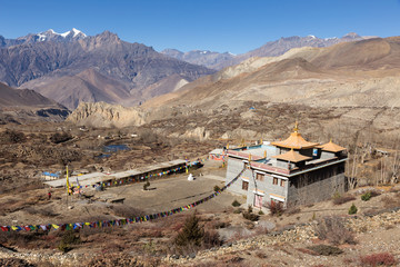 Buddhist temple of Muktinath lower Mustang, Nepal