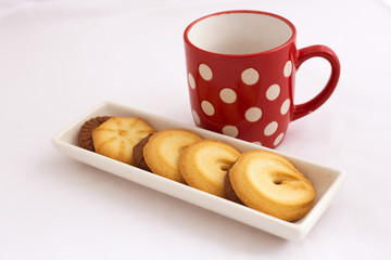 Tea, book and cookies