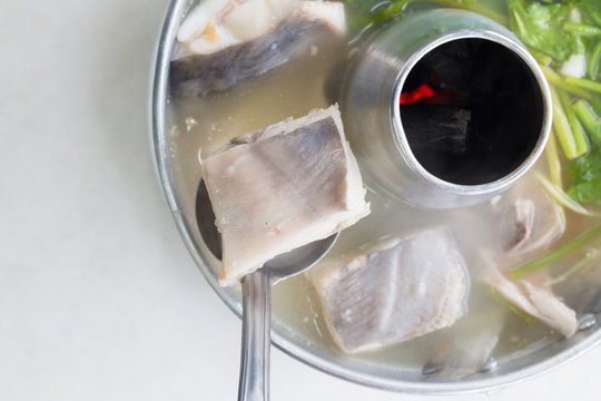 chinese silver pomfret soup