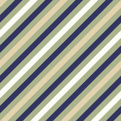 Seamless geometric pattern. Stripy texture for neck tie. Diagonal contrast strips on background. Gray, olive, beige soft colors. Vector