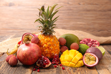 assorted fruits