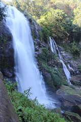 Fototapeta na wymiar Wachirathan waterfall