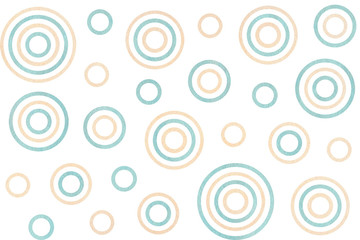 Watercolor circles pattern.