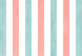 Fototapeta premium Watercolor striped background.