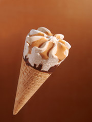 Ice cream dessert.