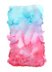 Abstract colorful watercolor background. Hand painted texture.