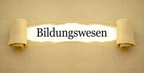 Bildungswesen Bildung