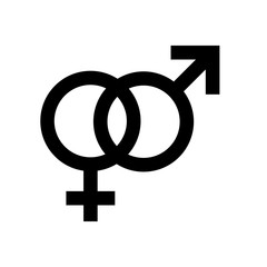 Zeichen f&uuml;r Mann und Frau