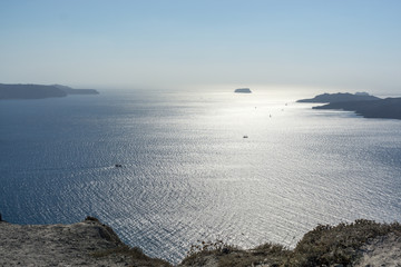Sea view in Santorini Greece