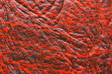 red orange abstract background texture faux leather with space for text