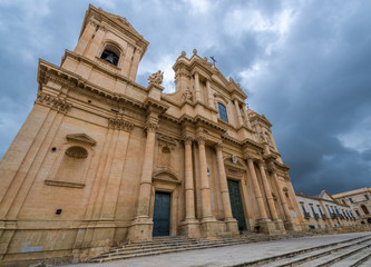 Saint Nicholas of Myra Cathedral in Noto city, Sicily in Italy