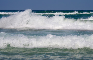 Waves at sea