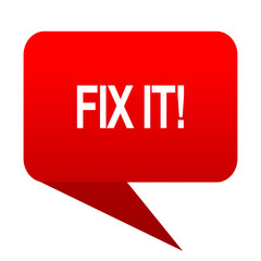 fix it bubble red icon