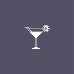 cocktail icon. drink sign