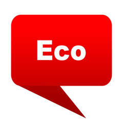 eco bubble red icon