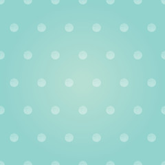 Vector Vintage Pastel Pink Baby Boy Polka Dots Circles Seamless Pattern Background With Fabric Texture. Perfect for girly nursery, birthday, circus or fair themed designs.