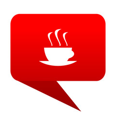 espresso bubble red icon