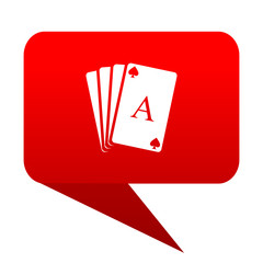 card bubble red icon