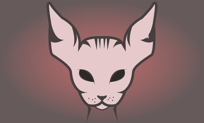 Obraz premium Stylish cat from cool design