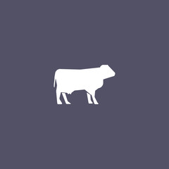 cow icon. animal sign
