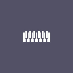 simple piano keys icon