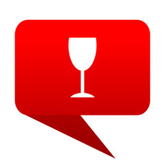alcohol  bubble red icon