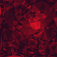 Ruby stone background vector illustration, abstract beautiful gemstone texture in deep and sparkling shades of red.