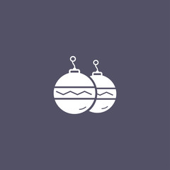 Fototapeta premium christmas Bauble icon