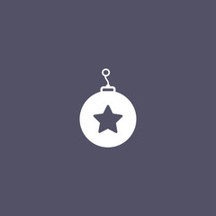 Fototapeta premium christmas Bauble icon