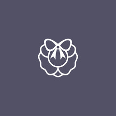 christmas wreath icon
