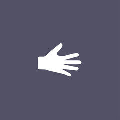 simple hand icon