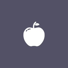 apple icon. fruit sign