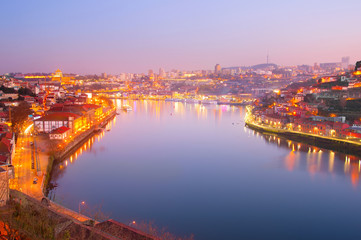 Beautiful Douro river. Porto, Portugal