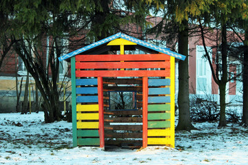 nice colorful small house for children.
