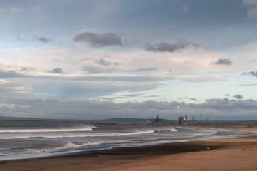 Hartlepool beach England