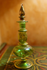 Traditional Vintage perfume bottle in Morocco