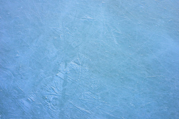 scratches on ice
