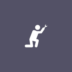 simple worker Icon