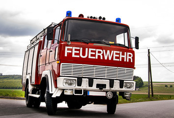 Löschfahrzeug der Feuerwehr