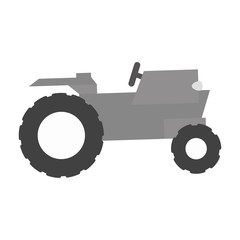 farm truck emblem icon image vector illustration design 
