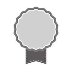 blank emblem icon image vector illustration design 