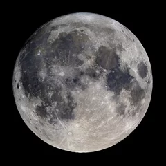 Keuken foto achterwand Volle maan High detail 30 panel mosaic of the super full moon (October 2016) taken at 2.700mm focal length.
