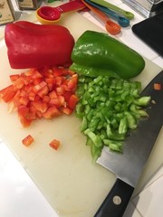 Chopping Peppers 