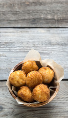 Bowl of arancini