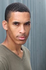 Fototapeta premium Man with a sad expression