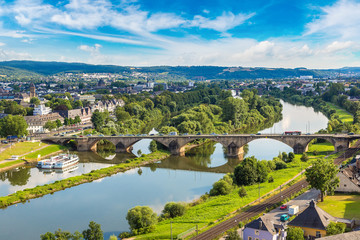 Panoramic view of Trier - obrazy, fototapety, plakaty