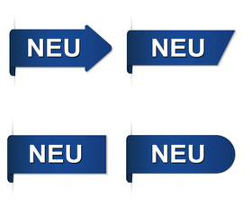 NEU - blaue Lesezeichen
